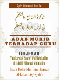 Adab Murid Terhadap Guru